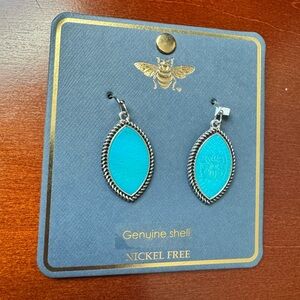 Genuine shell earrings